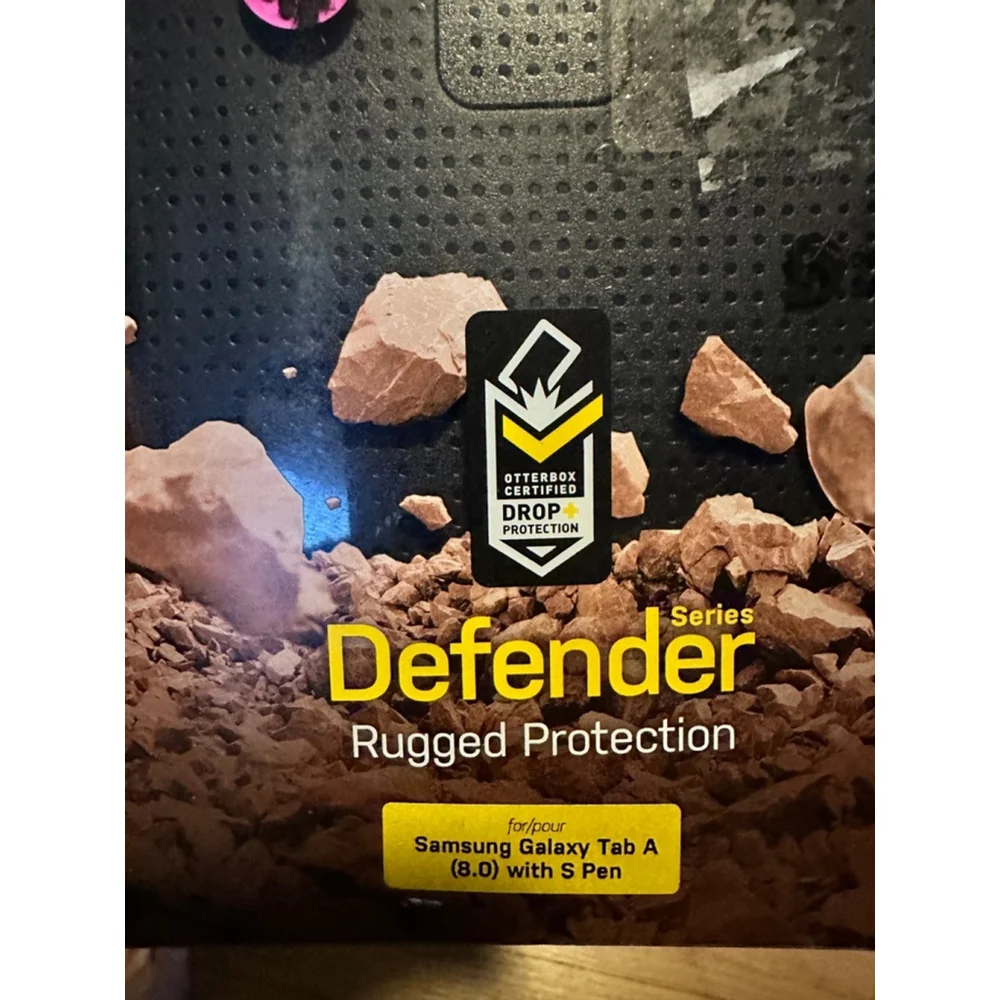 OtterBox Defender Series Tablet Case for Samsung Galaxy Tablet A (8.0)- Black - Picture 4 of 8